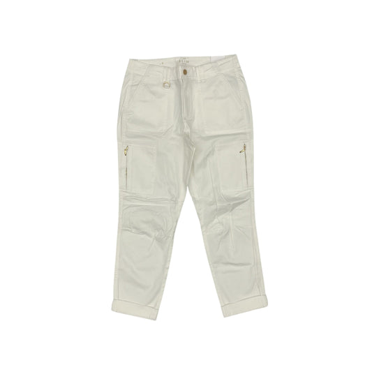 Pants Cropped By White House Black Market In White, Size:8