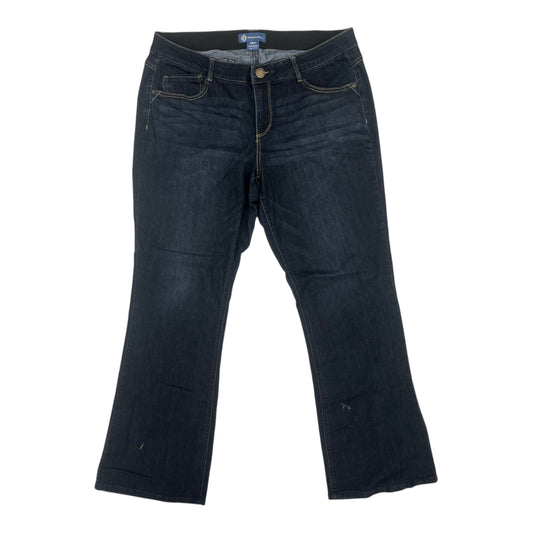 Jeans Flared By Democracy In Blue Denim, Size:18