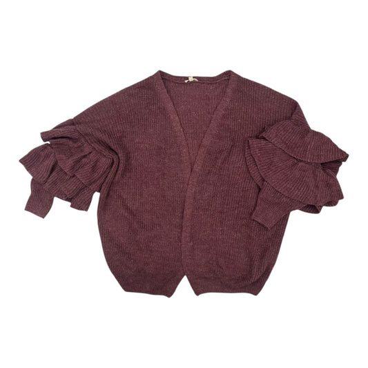 Sweater Cardigan By Oddi In Purple, Size:S