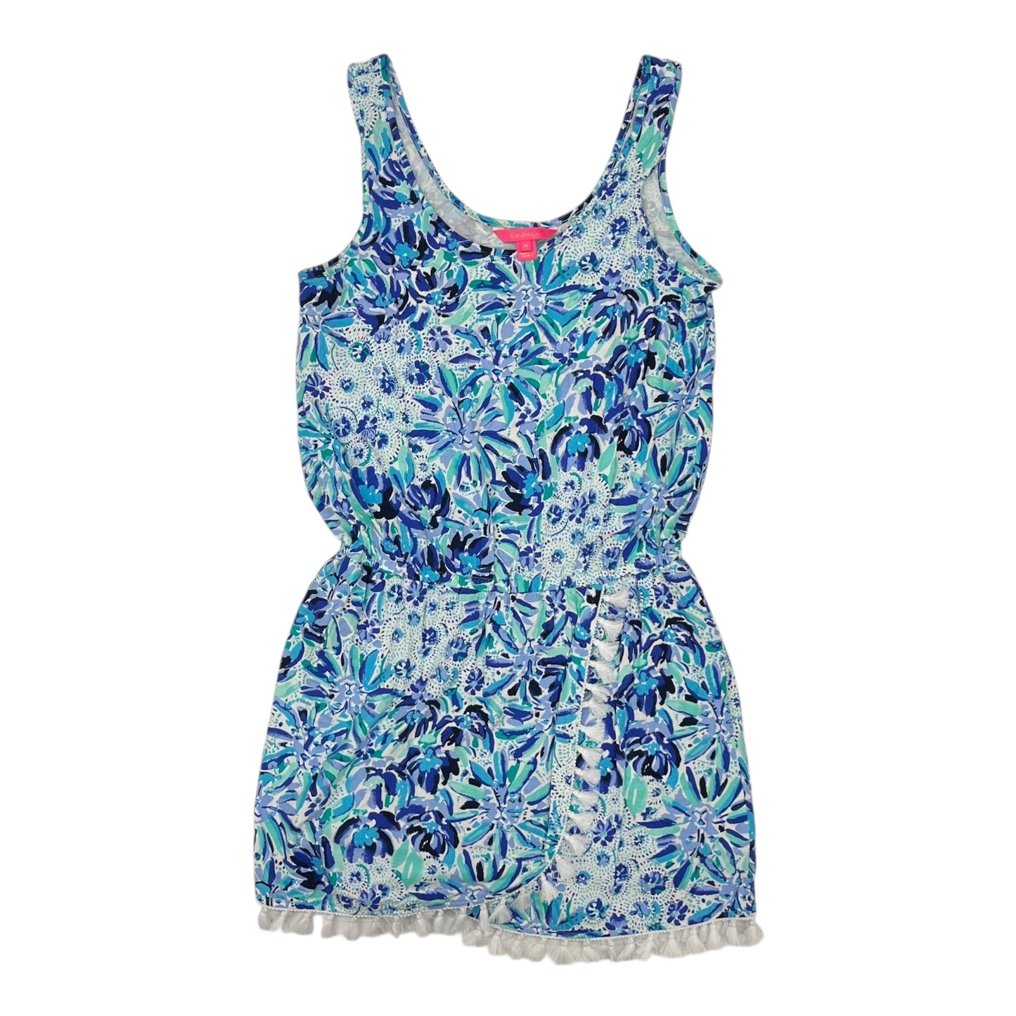 Romper Designer By Lilly Pulitzer In Blue, Size:M