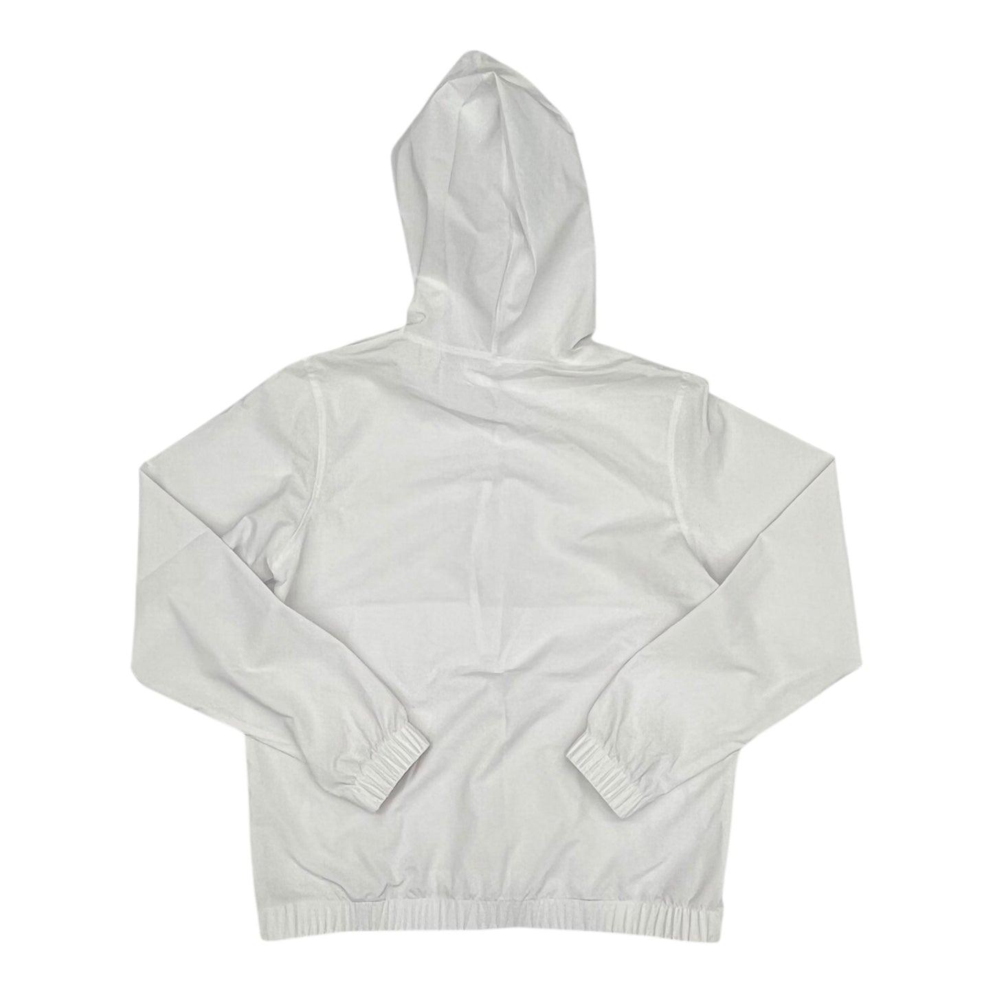 Jacket Windbreaker By Clothes Mentor In White, Size:S