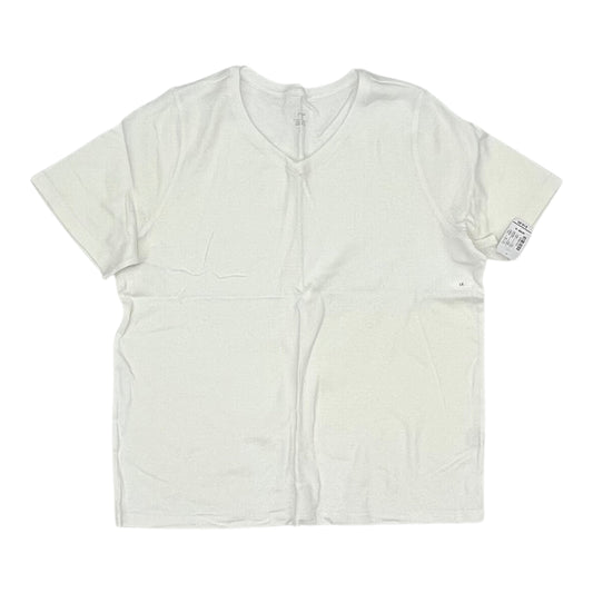 Top Ss By Cj Banks In White, Size:1X