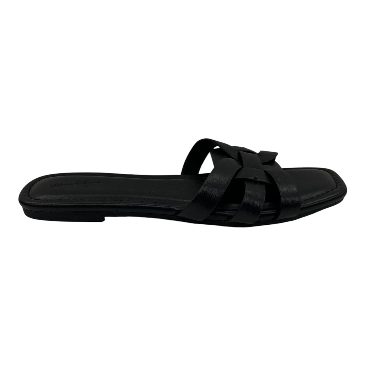 Sandals Flats By Universal Thread In Black, Size:9