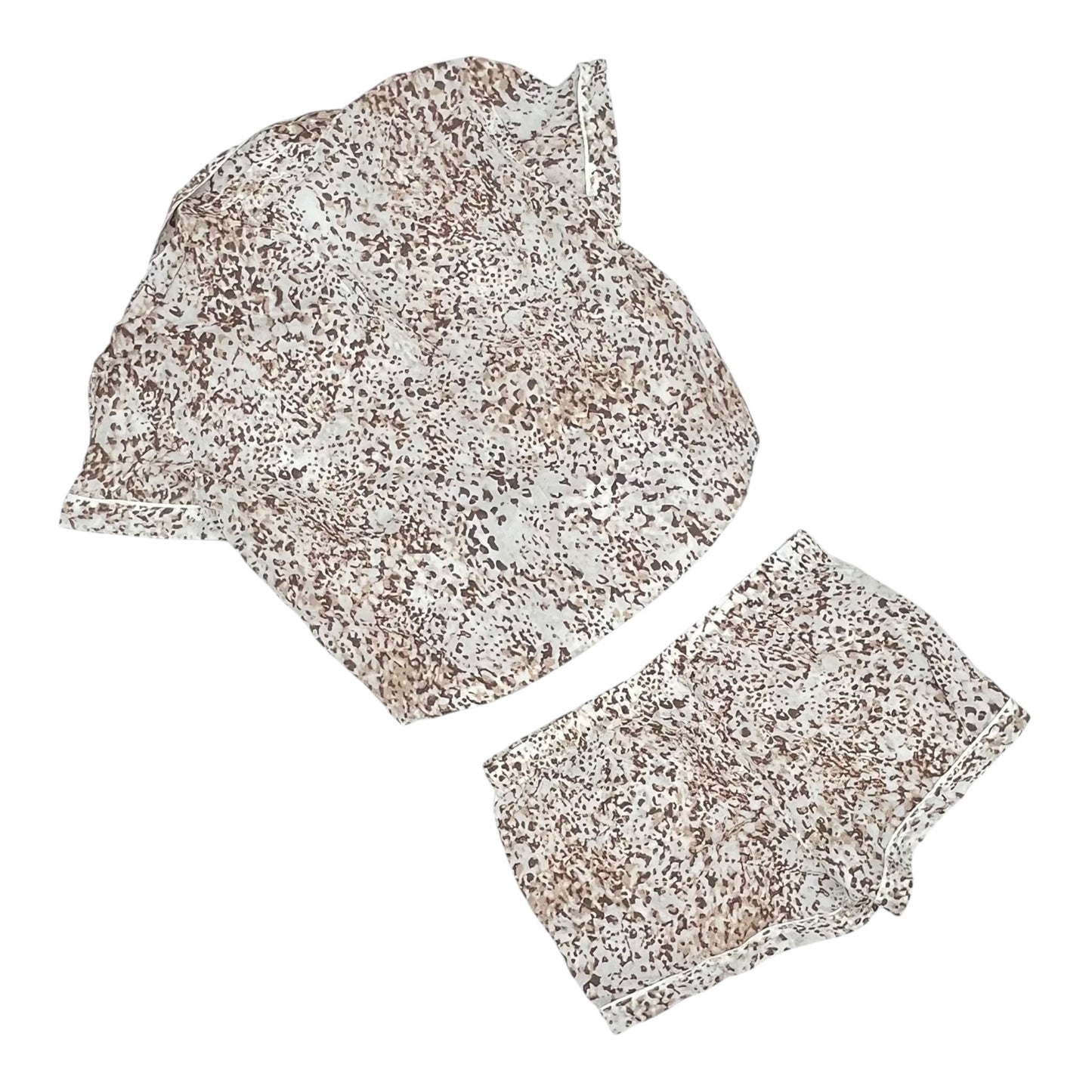 Lounge Set Shorts By Stars Above In Leopard Print, Size:M