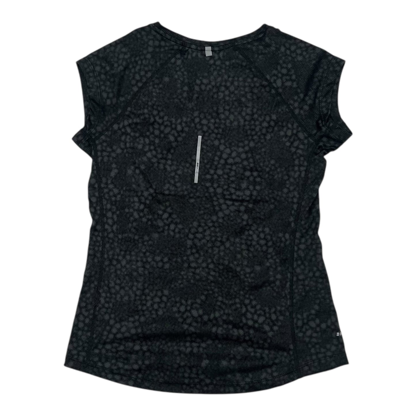 Athletic Top Ss By Nike Apparel In Grey, Size:M