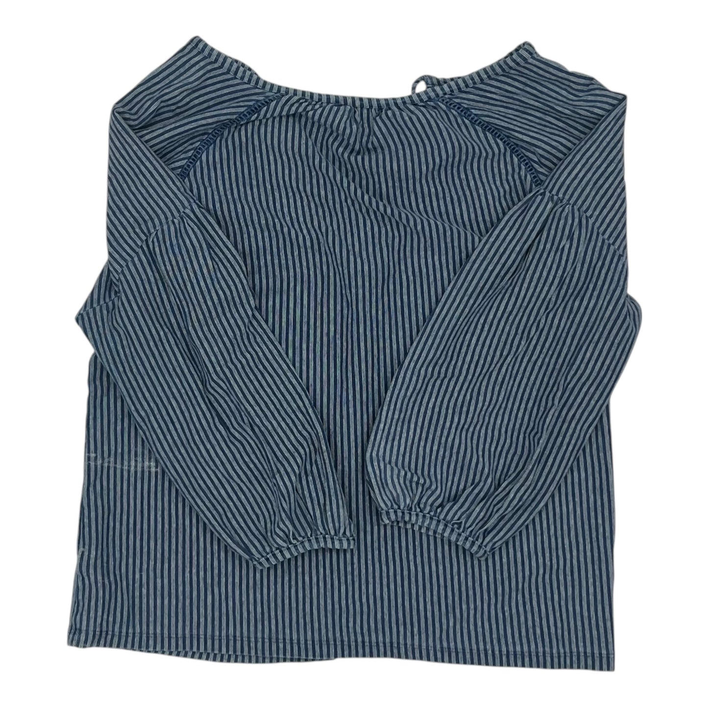 Blouse 3/4 Sleeve By Universal Thread In Blue, Size:M