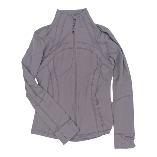 Athletic Jacket By Lululemon In Purple, Size:L
