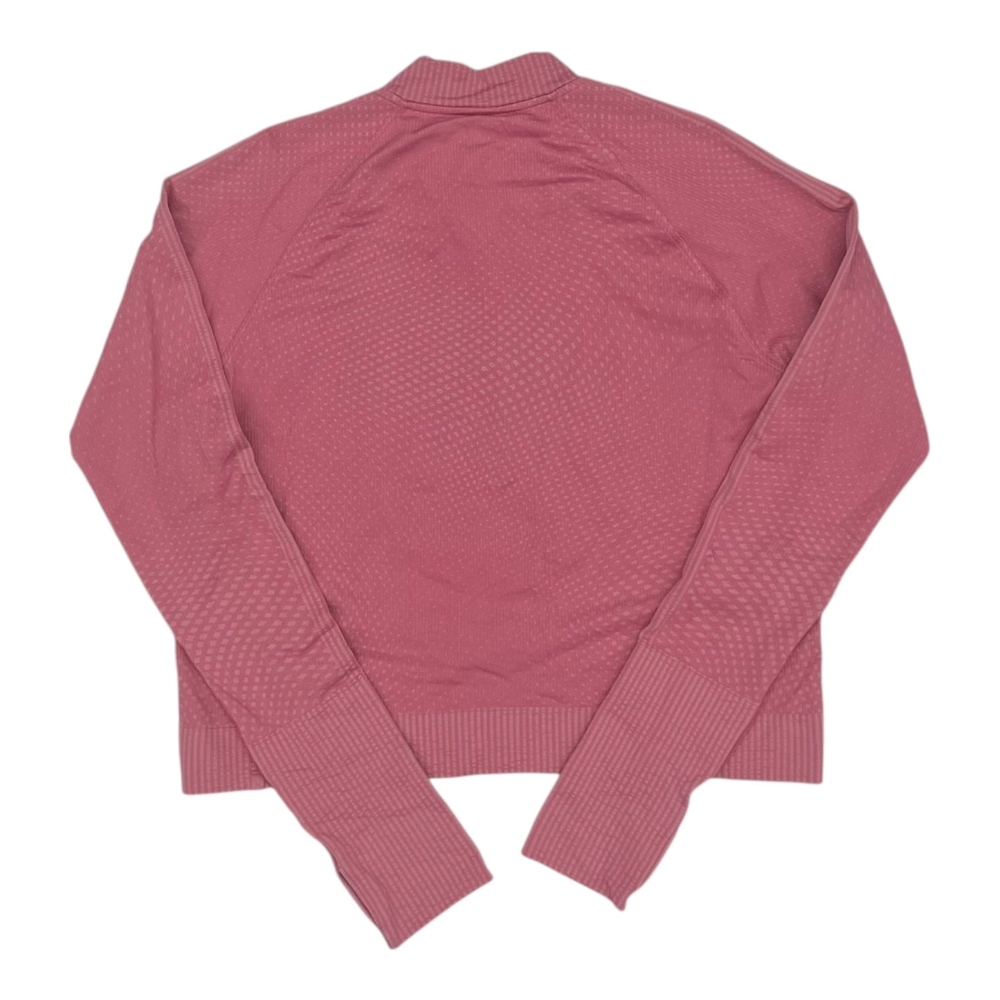 Athletic Top Ls Collar By Lululemon In Pink, Size:L