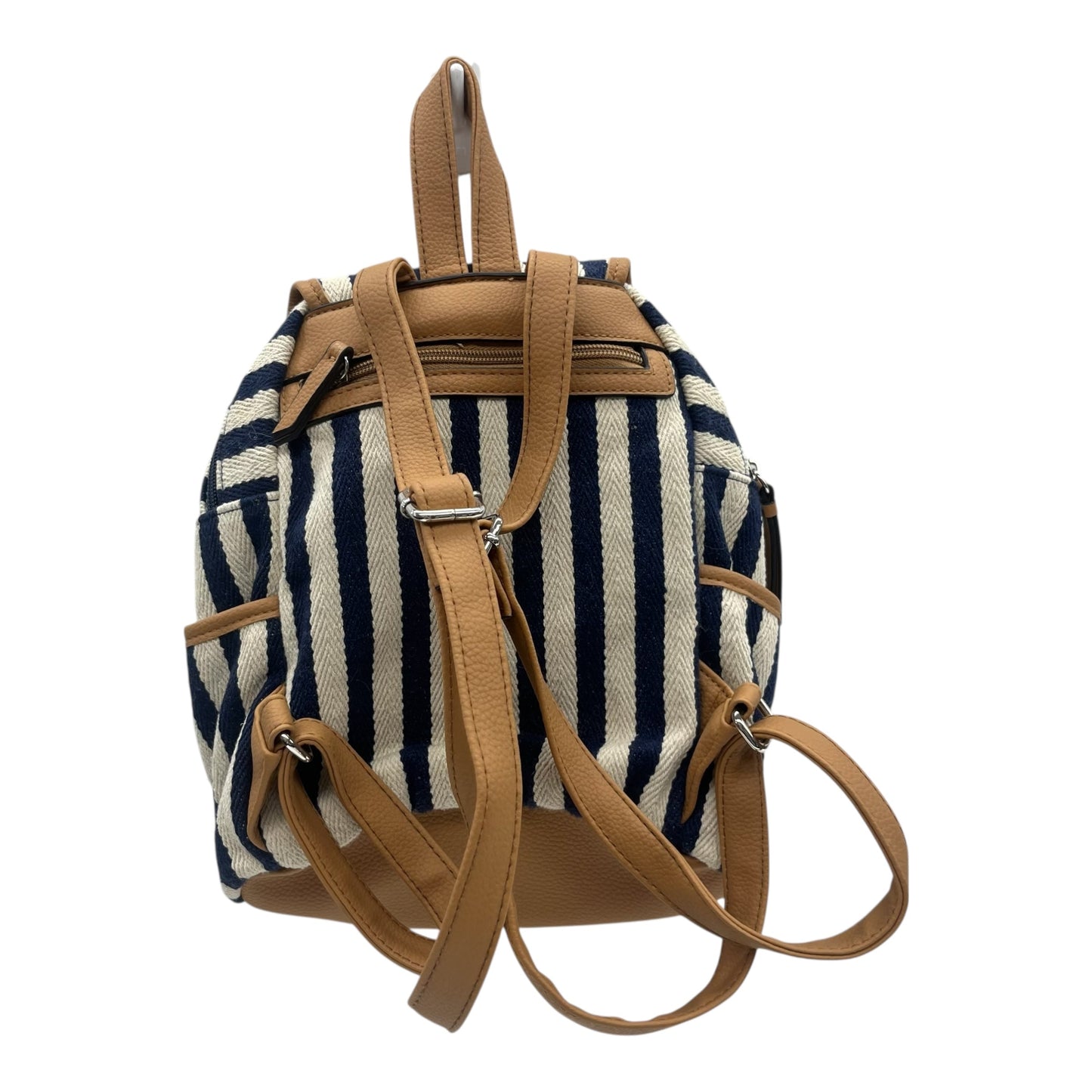 Backpack By Rosetti In Blue & Cream, Size:Medium