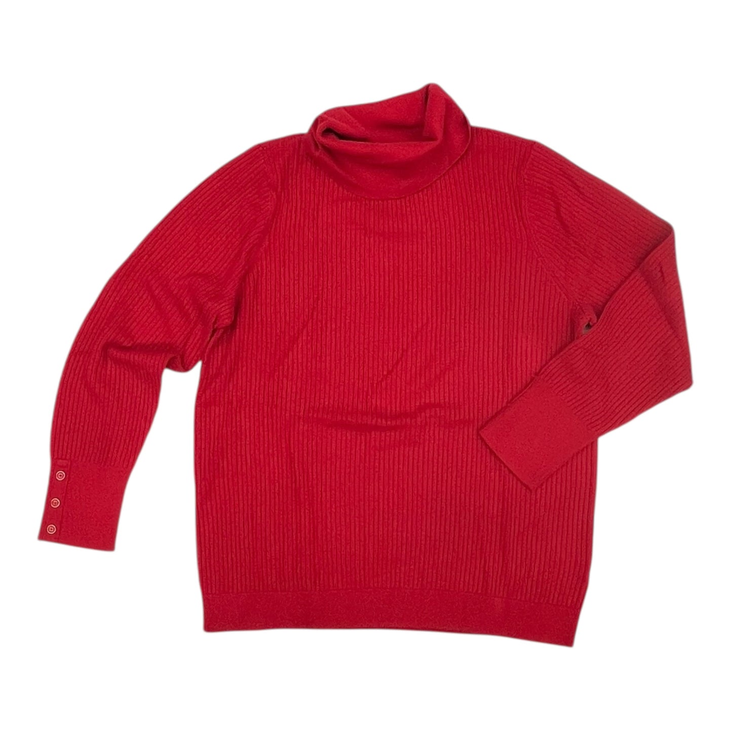 Sweater By Talbots In Red, Size:2X