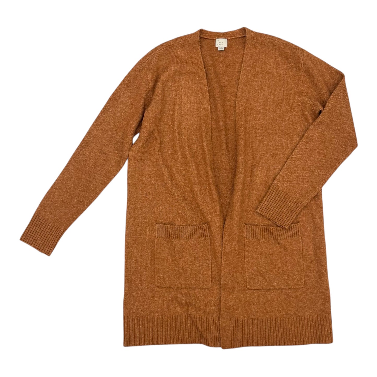 Sweater Cardigan By A New Day In Brown, Size:S