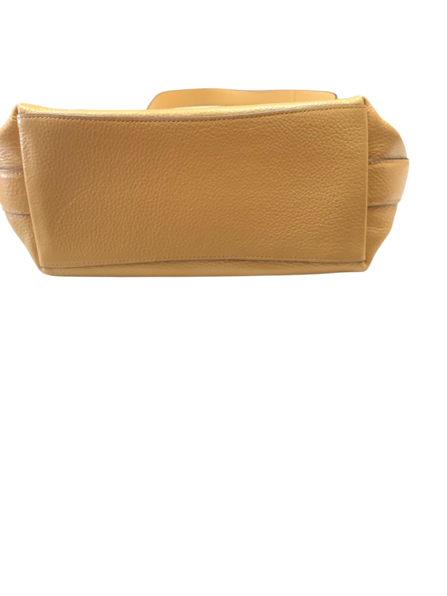 Crossbody Designer By Coach In Yellow, Size:Large