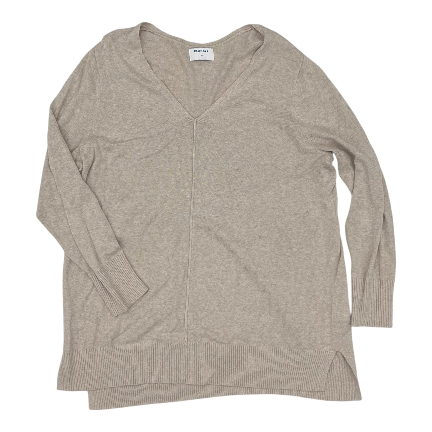 Sweater By Old Navy In Tan, Size:Xxl