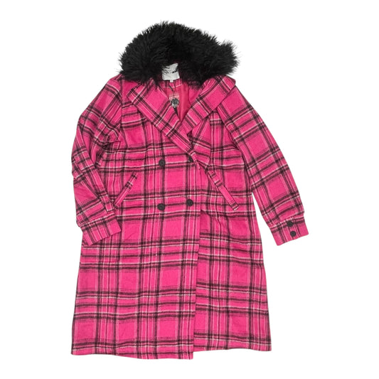 Coat Peacoat By Fashion Nova In Pink, Size:Xl