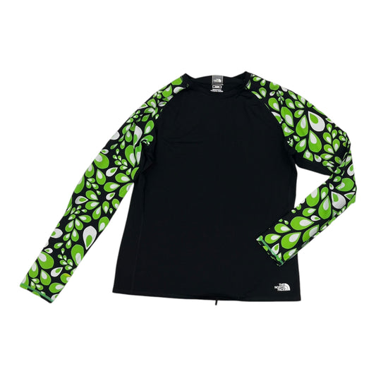 Athletic Top Ls Crewneck By The North Face In Black, Size:Xl