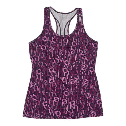 Athletic Tank Top By Reebok In Purple, Size:S