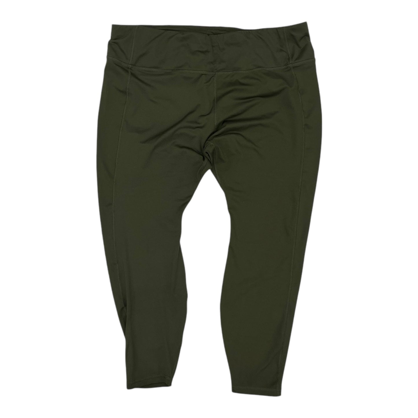 Athletic Leggings By All In Motion In Green, Size:2X