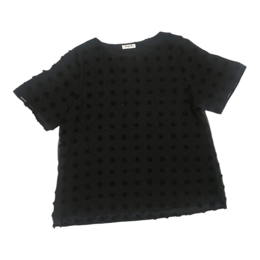 Blouse Ss By Clothes Mentor In Black, Size:Xl