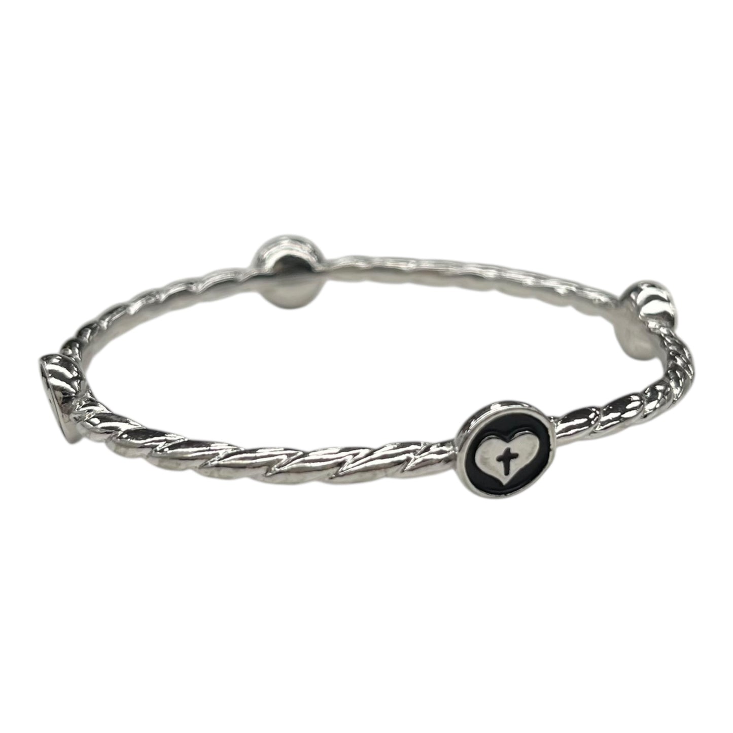 Bracelet Bangle By Clothes Mentor In Silver