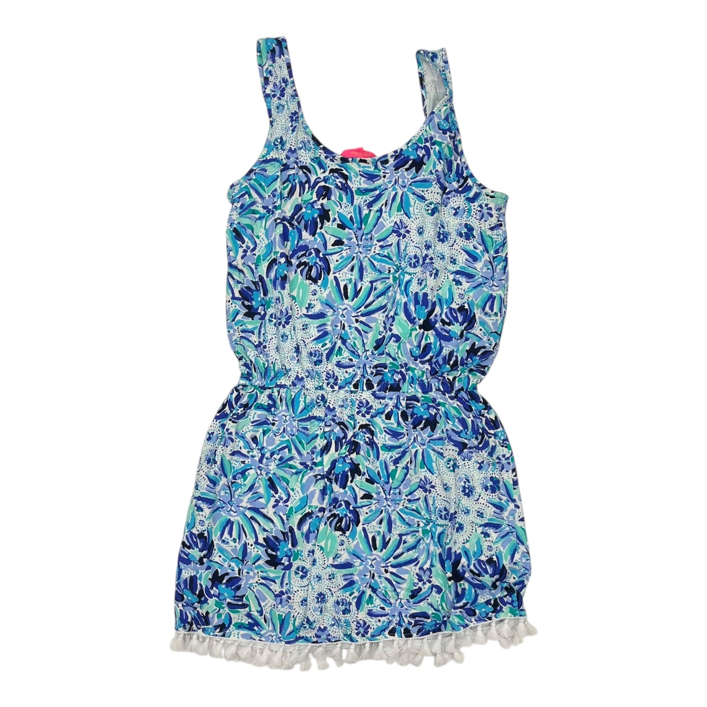 Romper Designer By Lilly Pulitzer In Blue, Size:M