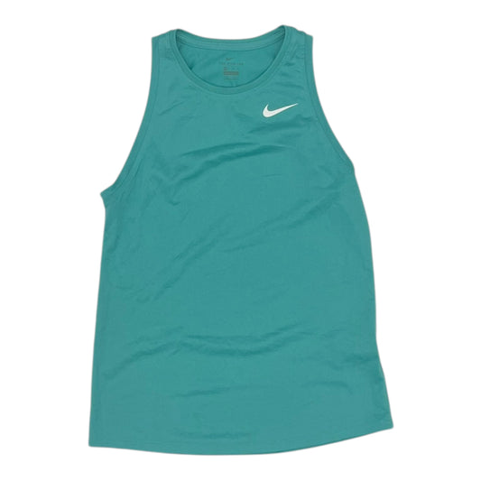 Athletic Tank Top By Nike Apparel In Aqua, Size:Xs