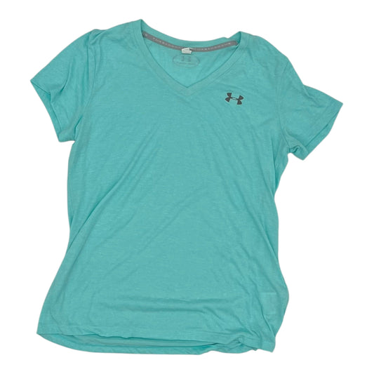 Athletic Top Ss By Under Armour In Blue, Size:M
