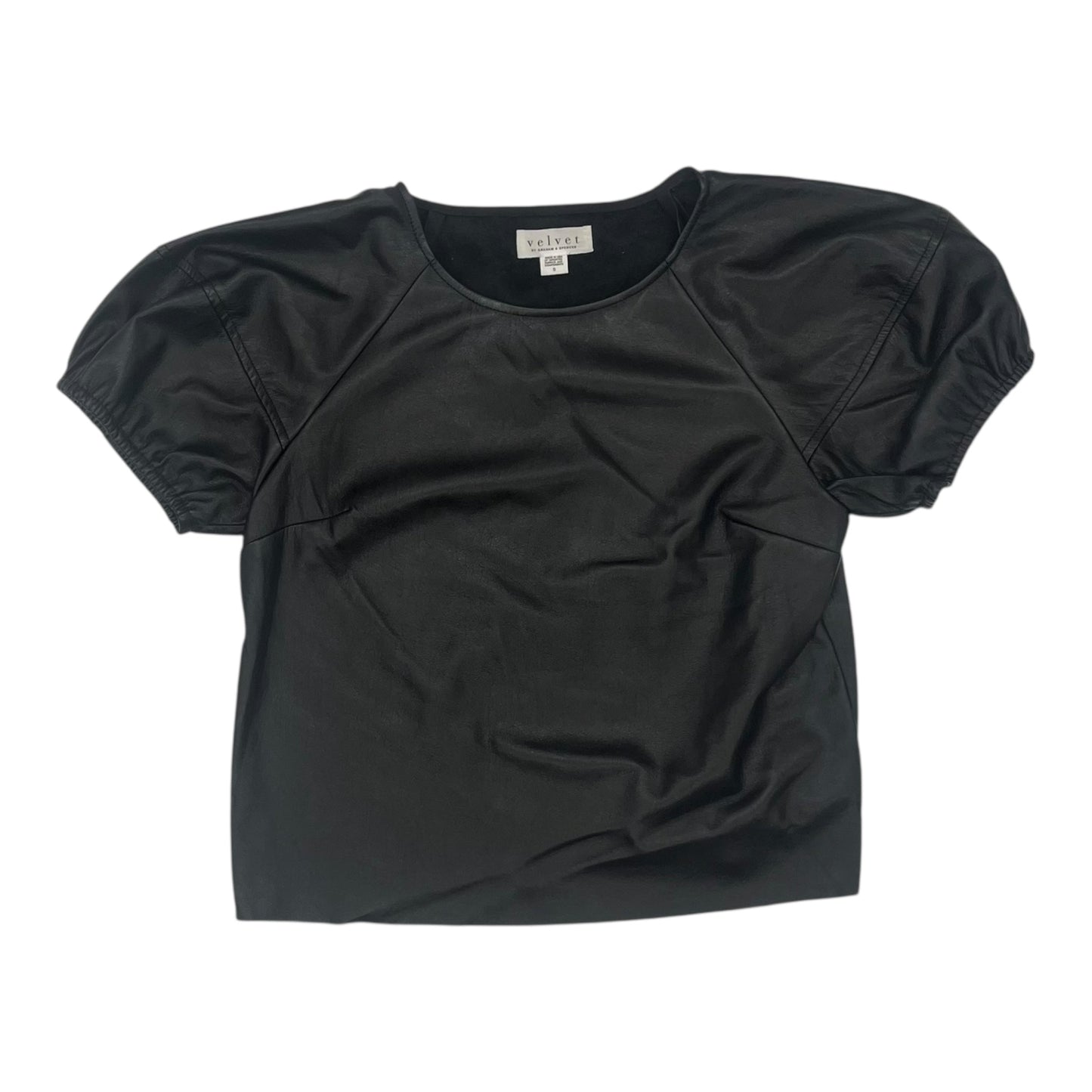Blouse Ss By Velvet In Black, Size:S