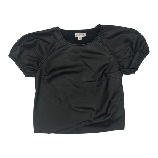 Blouse Ss By Velvet In Black, Size:S