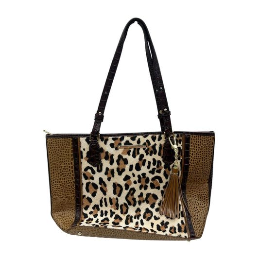 Handbag Designer By Brahmin In Brown, Size:Medium