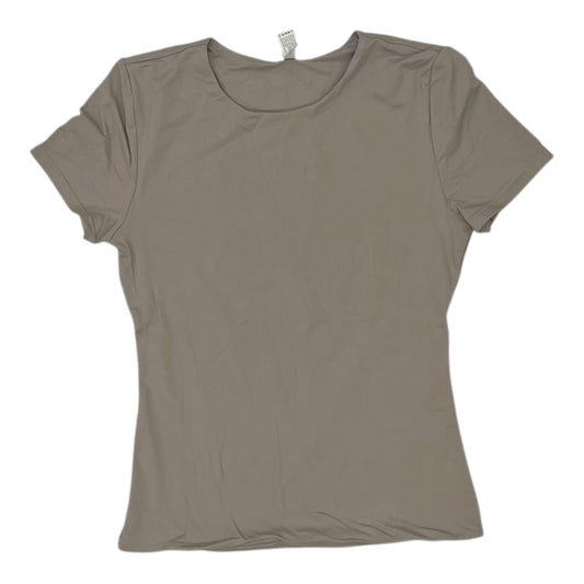 Athletic Top Ss By 90 Degrees By Reflex In Brown, Size:M