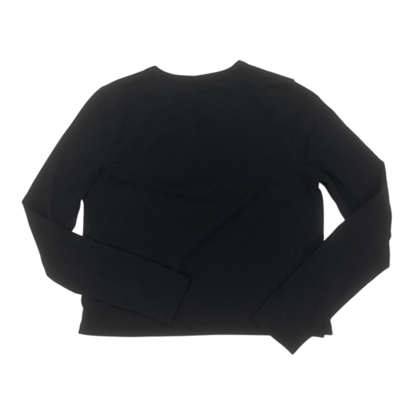Athletic Top Ls Crewneck By Lululemon In Black, Size:4
