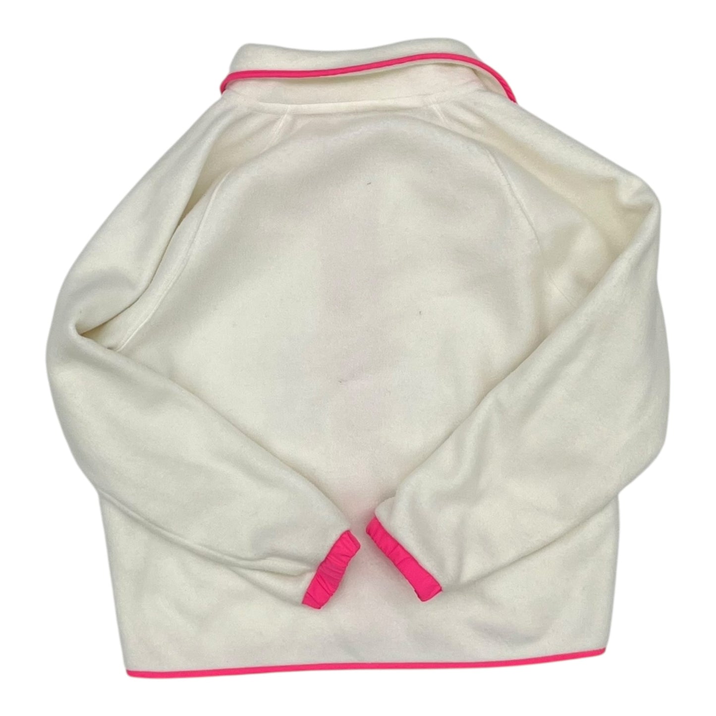 Jacket Fleece By J. Crew In Cream & Pink, Size:Xs