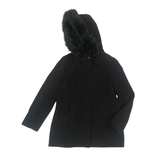 Coat Wool By Croft And Barrow In Black, Size:L