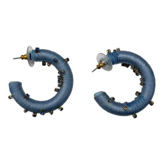 EARRINGS HOOP by    CLOTHES MENTOR In BLUE