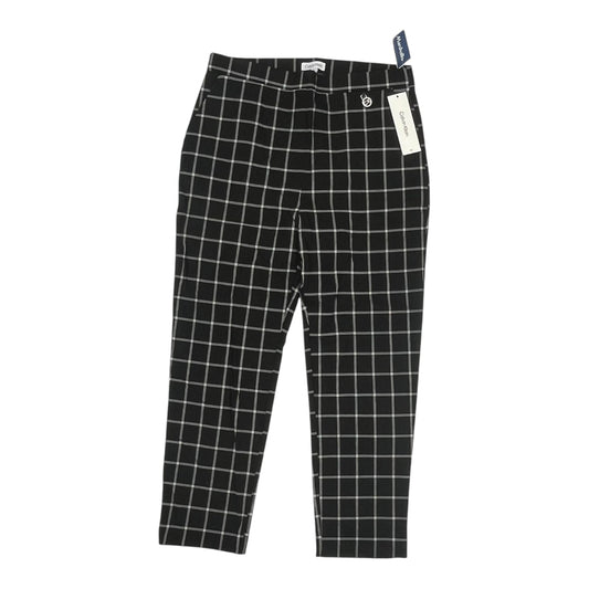 Pants Dress By Calvin Klein In Black & White, Size:L