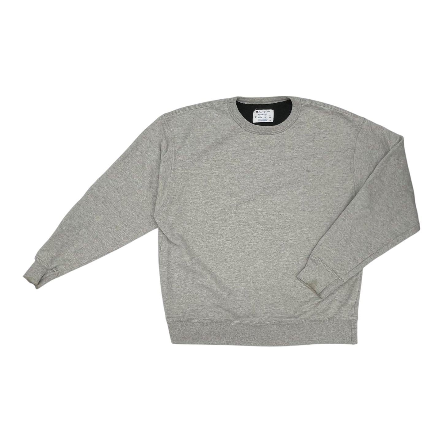 Athletic Sweatshirt Crewneck By Champion In Grey, Size:Xl