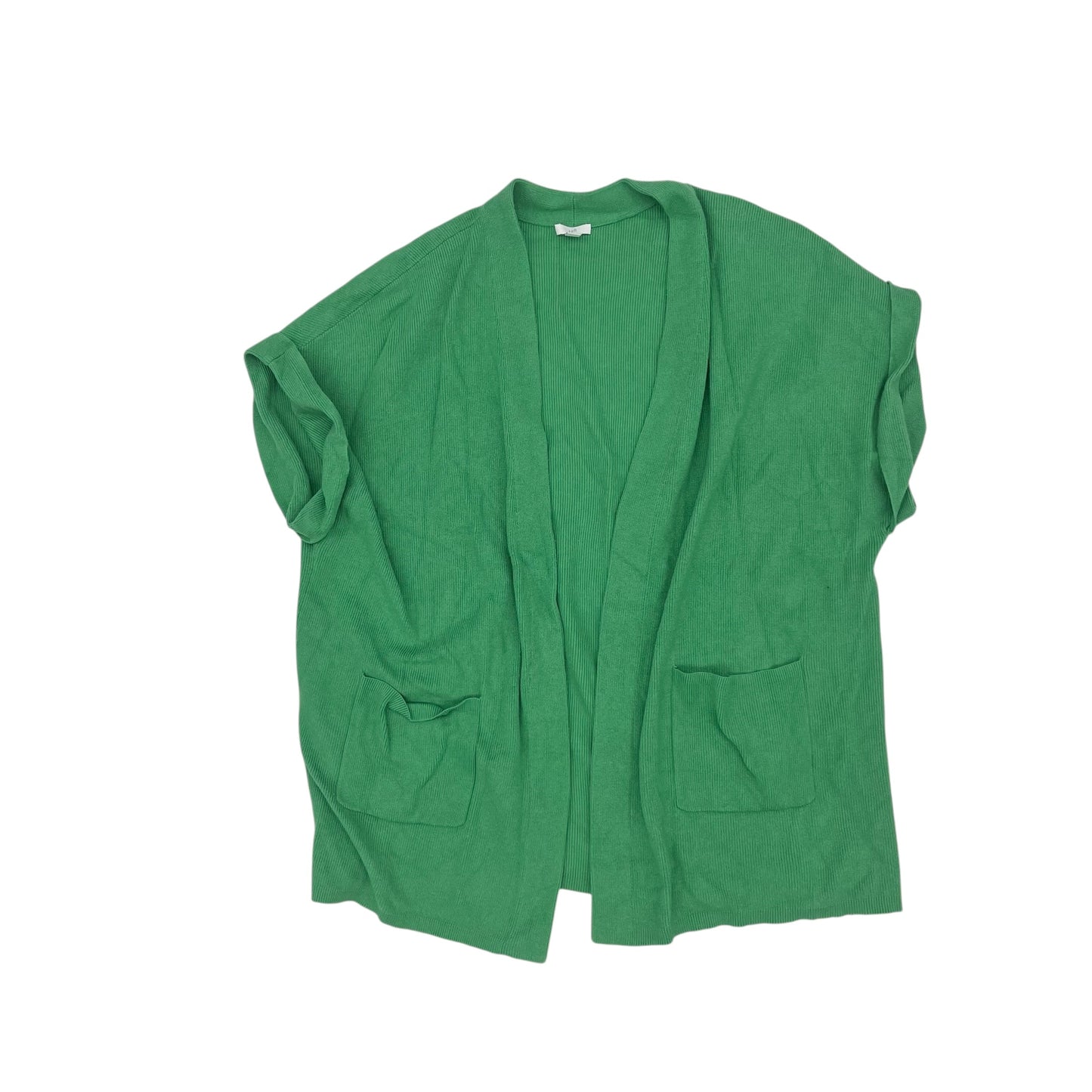 Sweater Cardigan By J. Jill In Green, Size:Xl