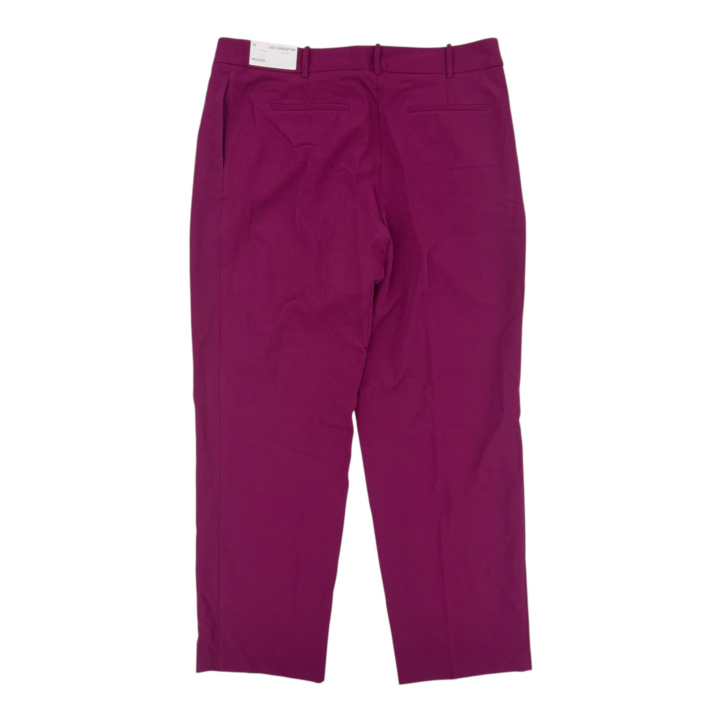 Pants Chinos & Khakis By Liz Claiborne In Purple, Size:18