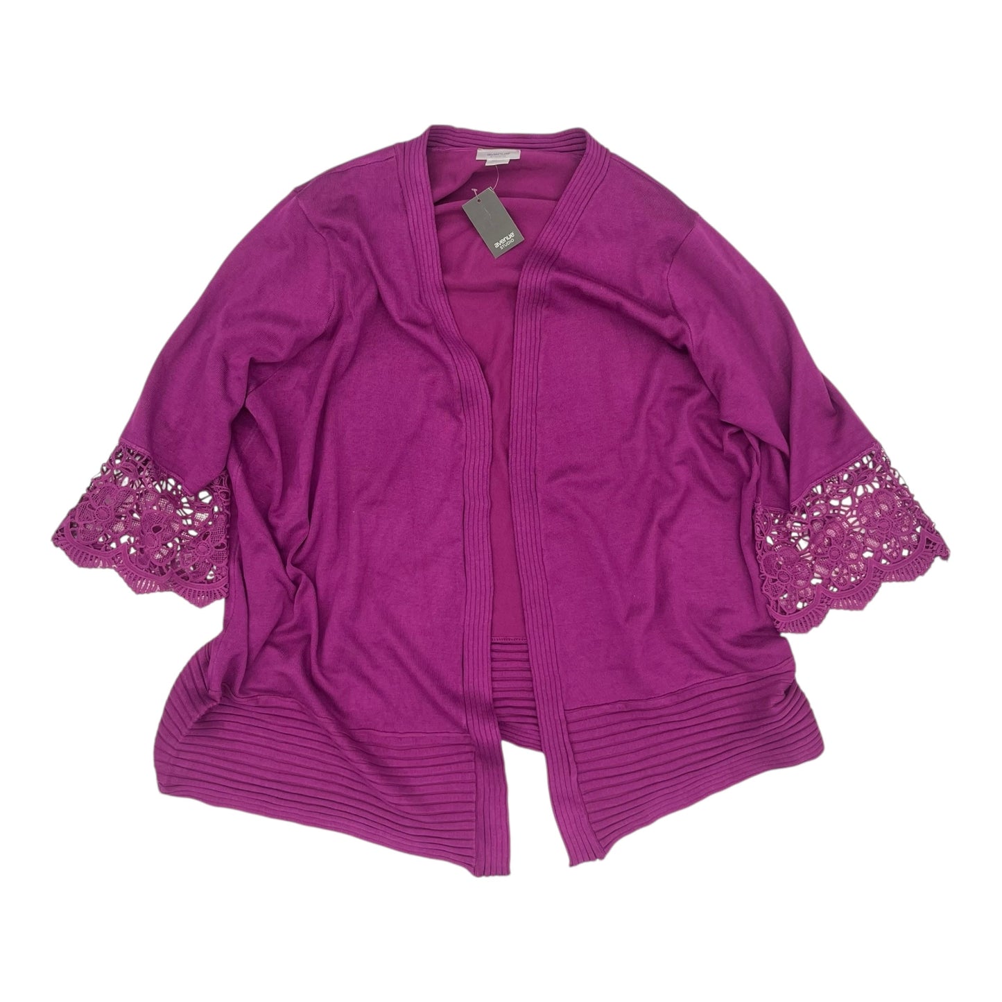 Cardigan By Cme In Pink, Size:4X