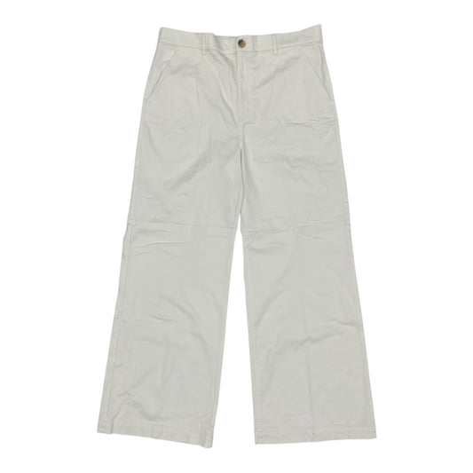 Pants Wide Leg By Ann Taylor In Cream, Size:16