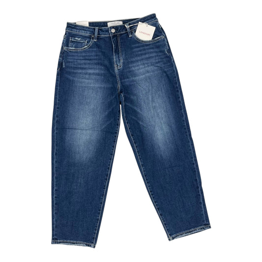 Jeans Straight By Vervet In Blue Denim, Size:12