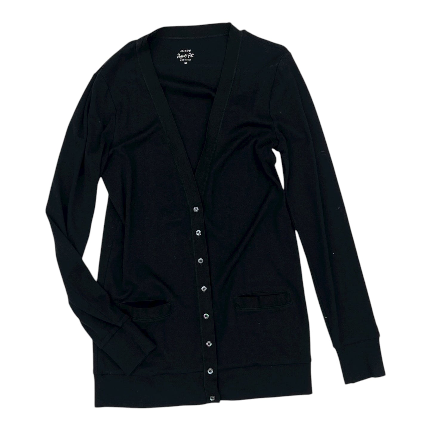 Cardigan By J. Crew In Black, Size:M