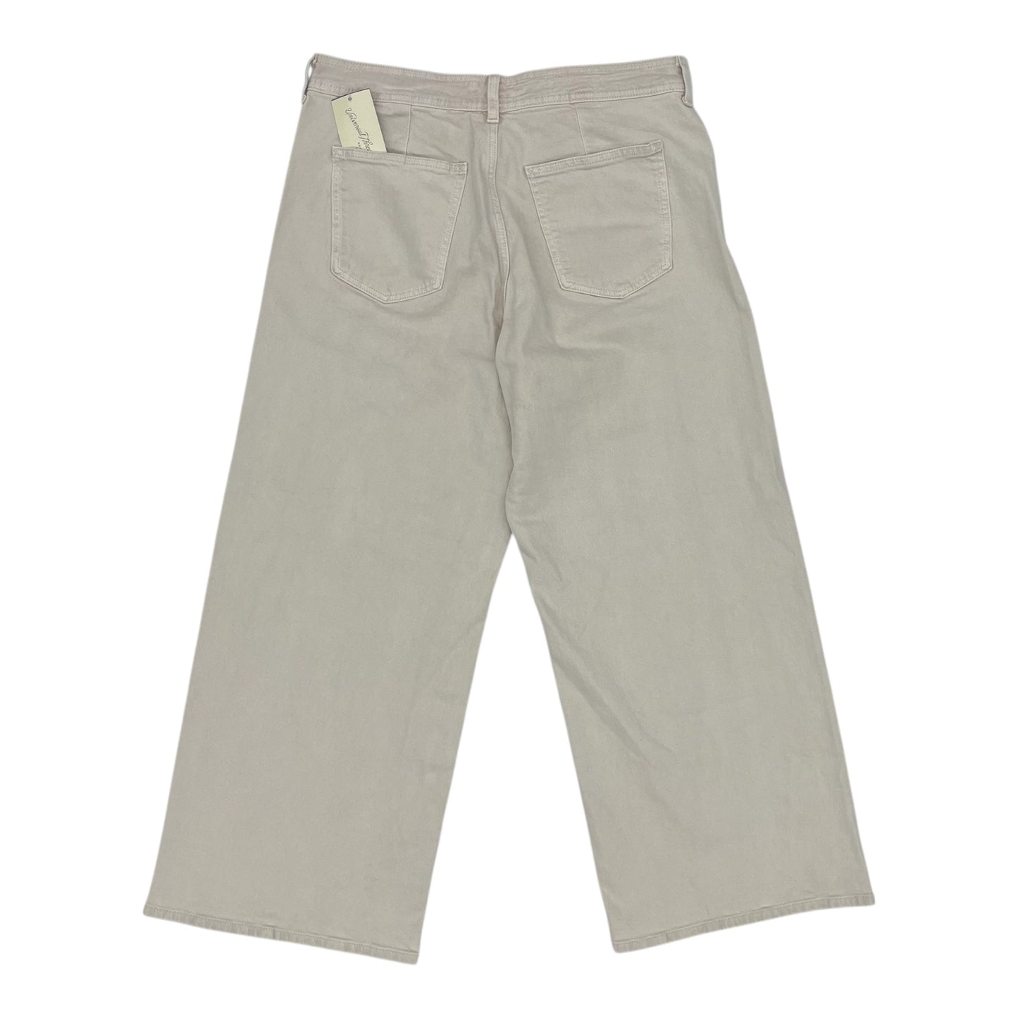 Jeans Wide Leg By Universal Thread In Tan Denim, Size:14