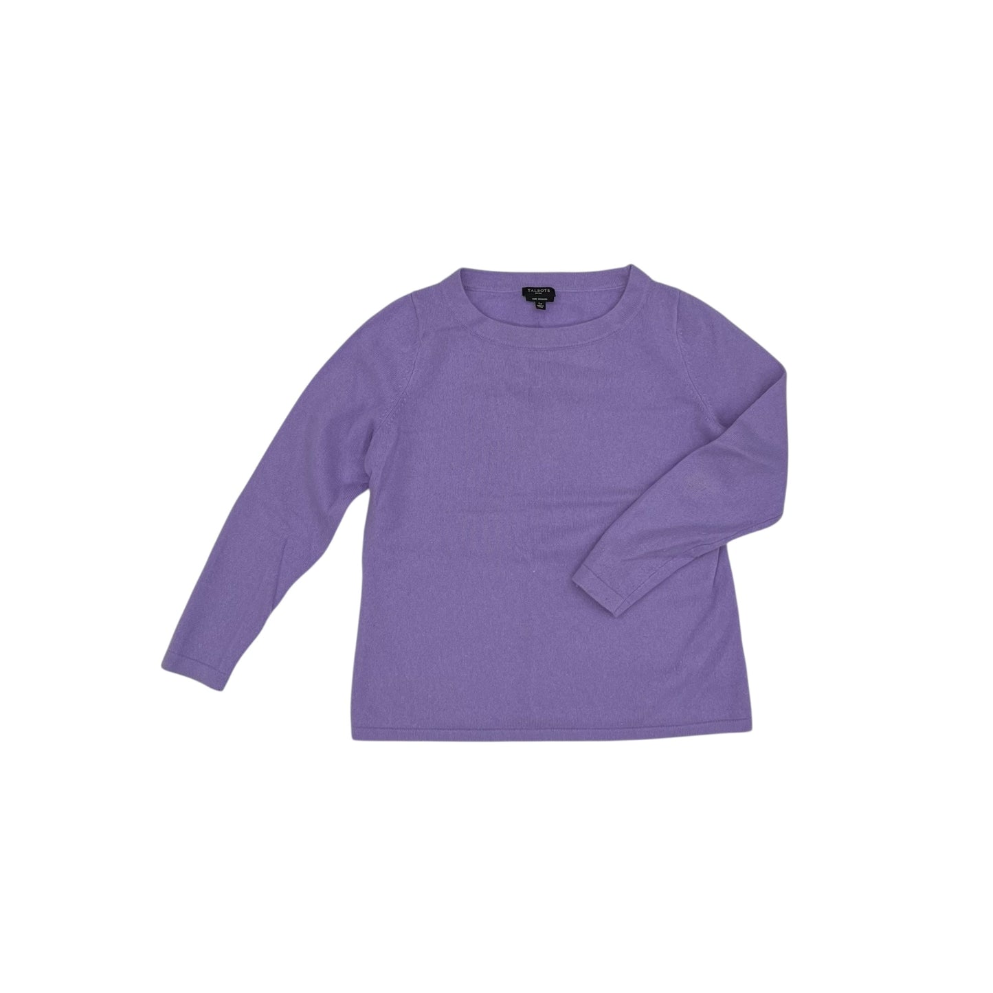 Sweater Cashmere By Talbots In Purple, Size:Lp