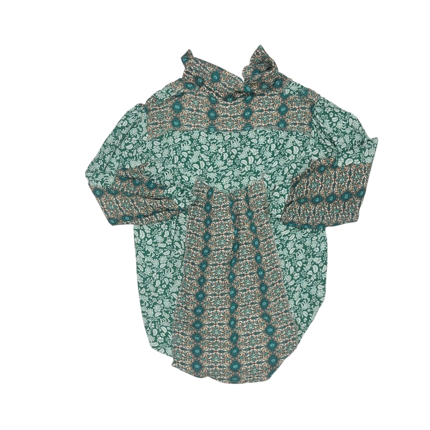 Blouse Ls By Pol In Green, Size:S