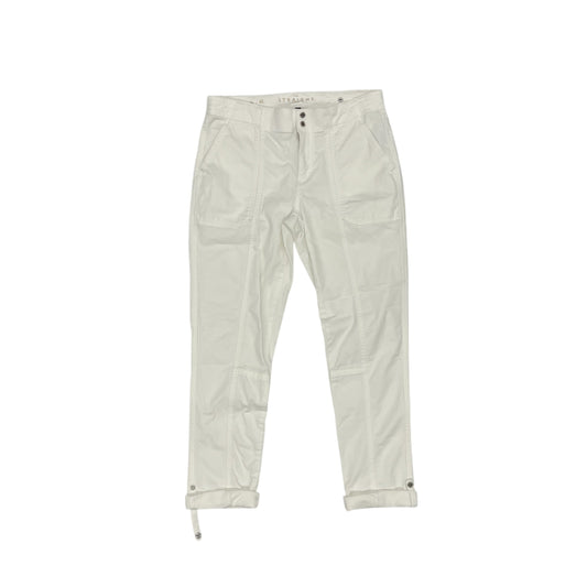 Pants Cropped By White House Black Market In White, Size:6L
