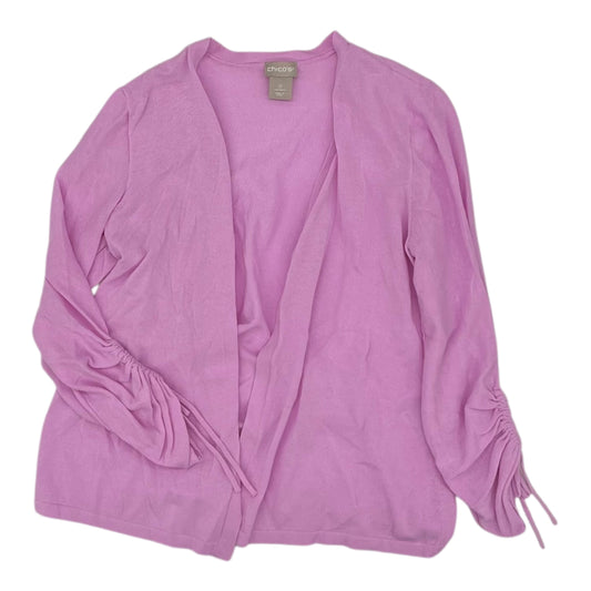 Cardigan By Chicos In Purple, Size:S