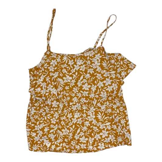 Top Sleeveless By Old Navy In Yellow, Size:Xl