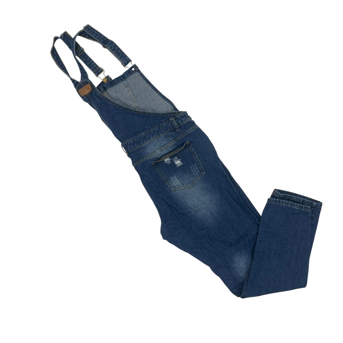Overalls By Cme In Blue Denim, Size:Xl