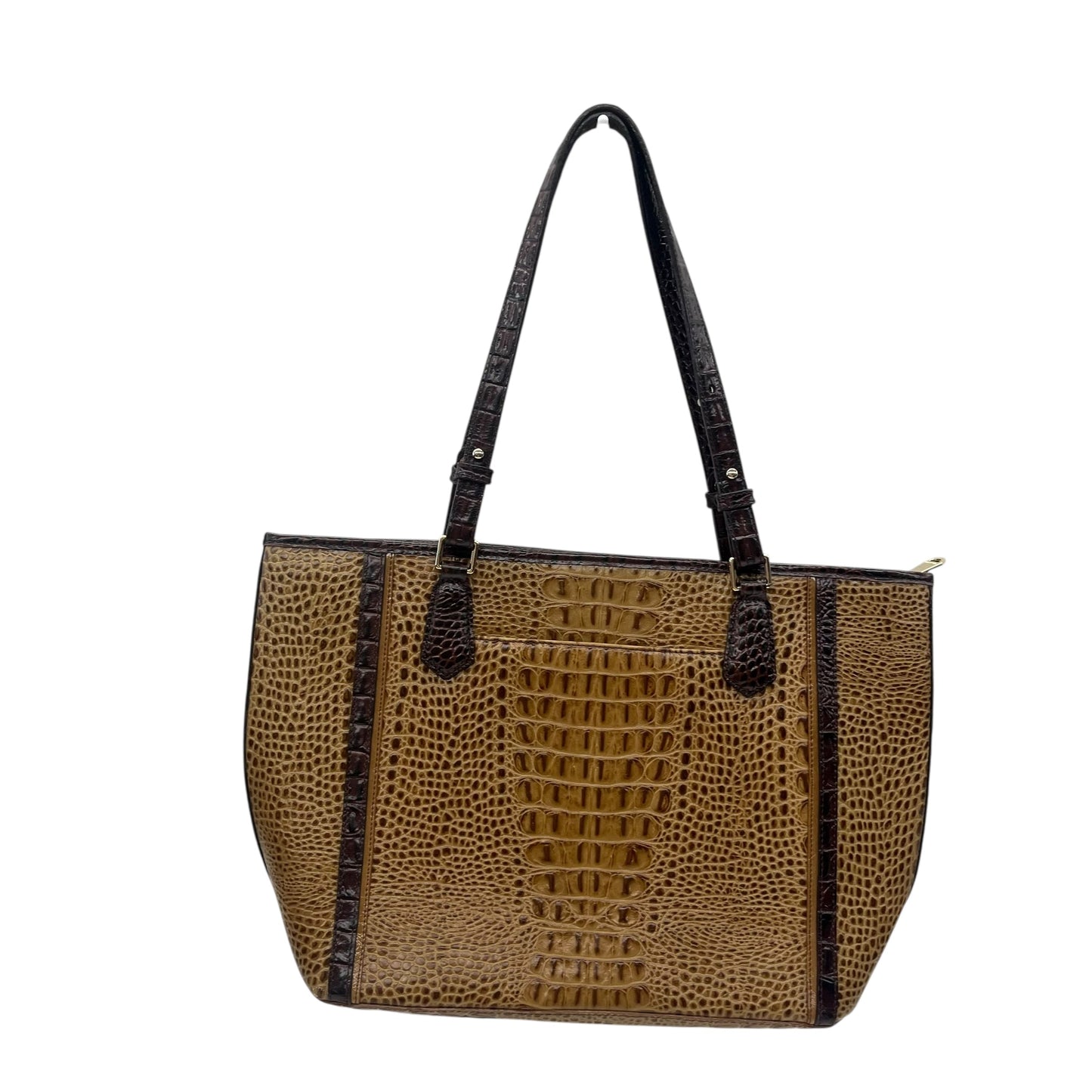 Handbag Designer By Brahmin In Brown, Size:Medium